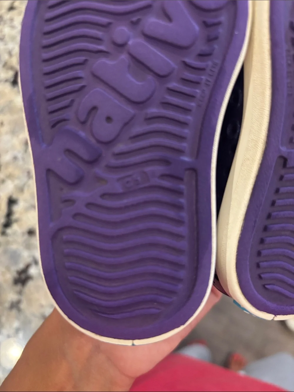 Native Kids Slip-On Water-Friendly Shoe in Purple - Size C5